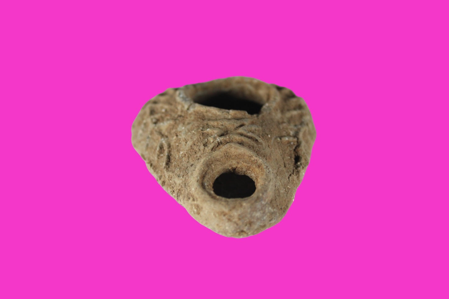 Holy Land Oil Lamp Ancient Artifact Time of the Christians 313-636 AD COA 201