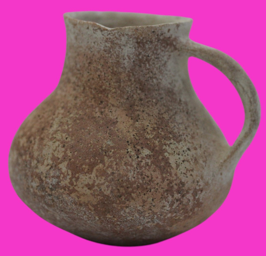 Holy Land Authentic Artifact Jesus Christ Home Land Juglet 100BC-400AD COA J35