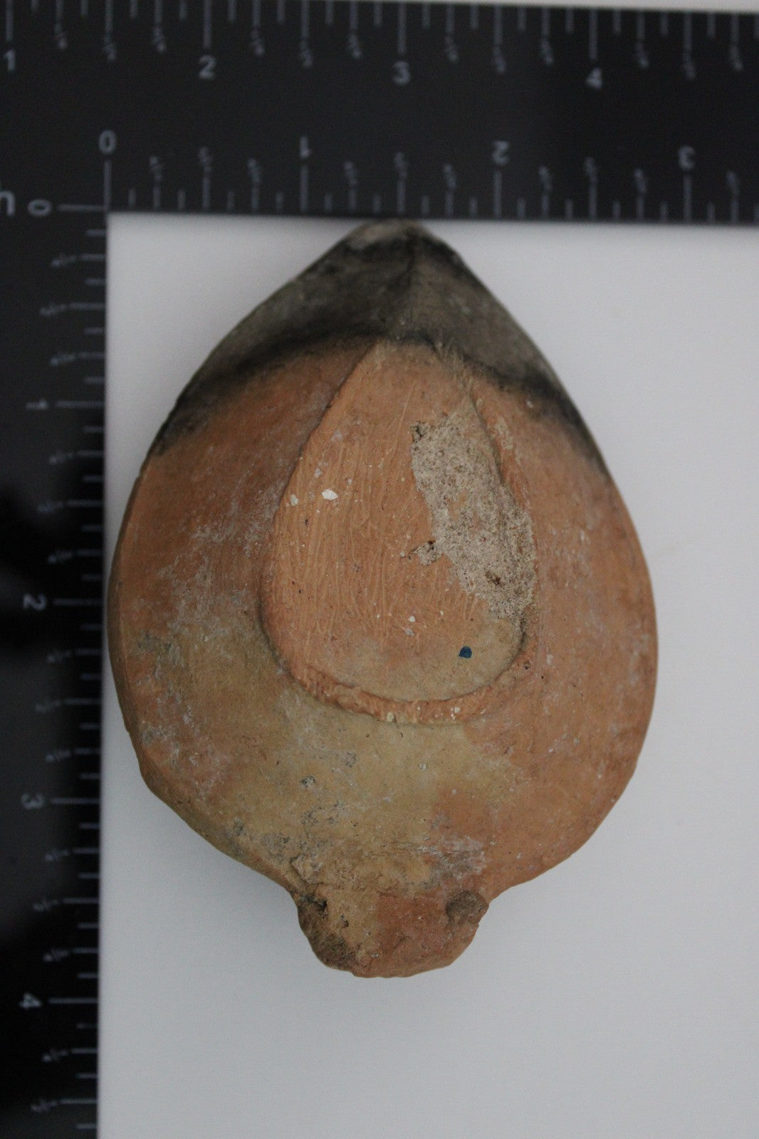 Holy Land Oil Lamp Ancient Artifact Time of the Christians 313-636 AD COA 224