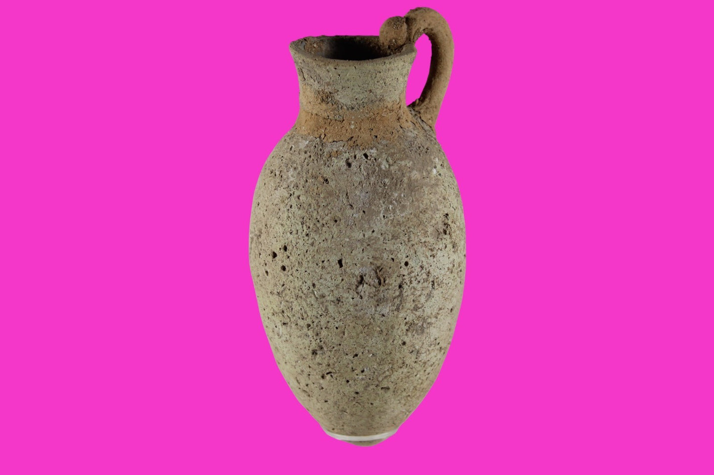 Time of Samson Holy Land Artifact Ancient 3100 Year Old Jug 1200-1000 BC COA 71