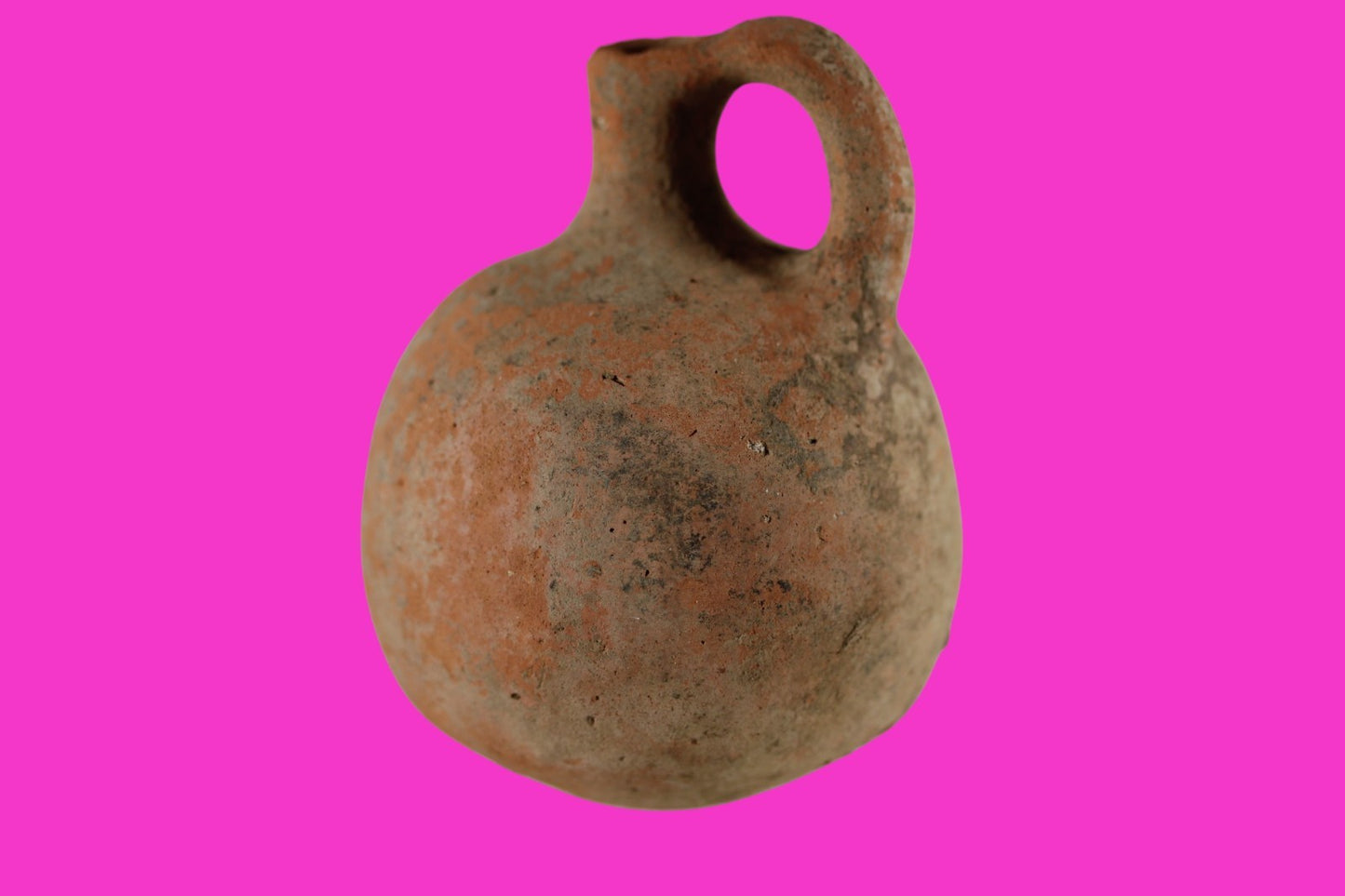 Time of Alexander the Great Holy Land Artifact Ancient Jug 332 BC-63 AD COA 92