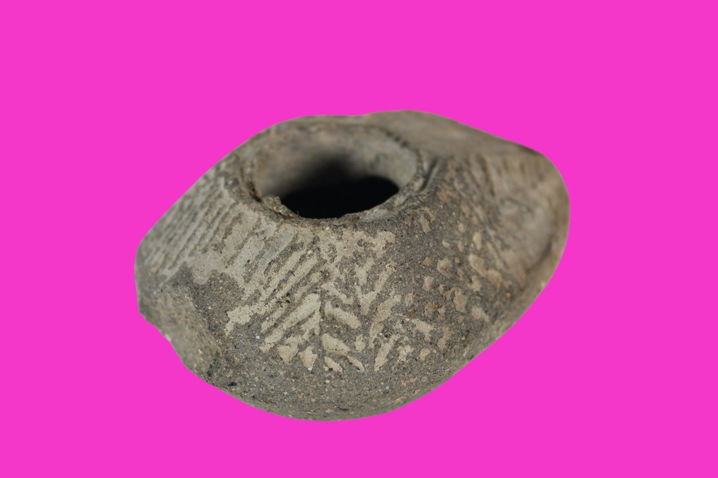 Oil Lamp Holy Land Ancient Artifact Jesus Christ Home Israel 300-600 AD COA 106