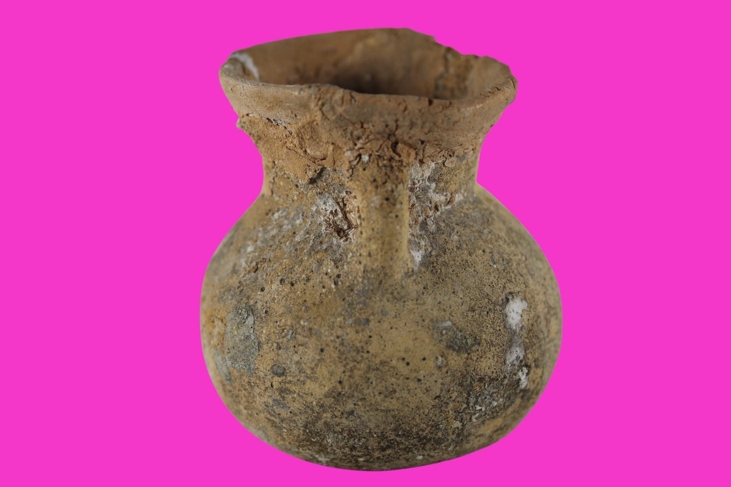 Time of Alexander the Great Holy Land Artifact Ancient Jar 332 BC-63 AD COA 91