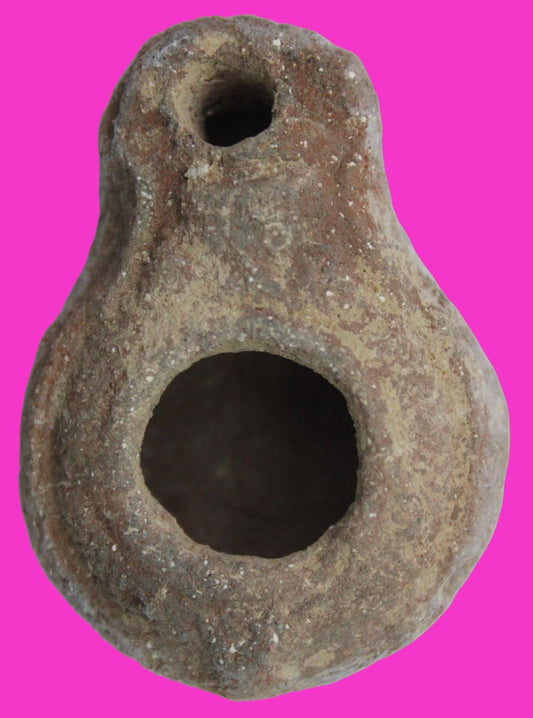 Holy Land Mini Oil Lamp Ancient Artifact Time of the Apostles 63BC-323AD COA 169