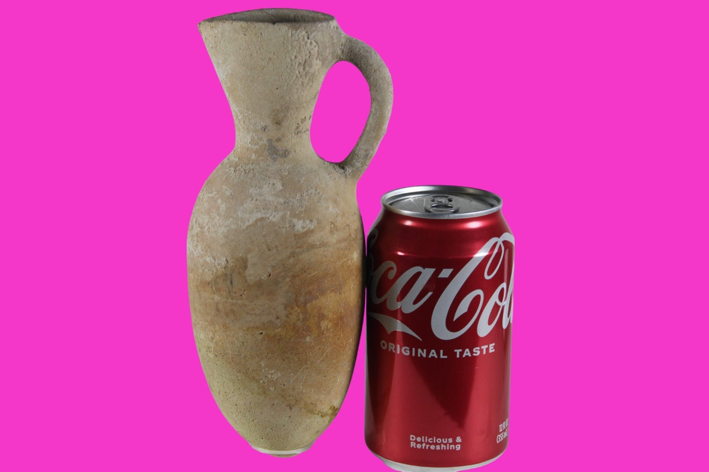 Time of Samson Holy Land Artifact Ancient 3100 Year Old Jug 1200-1000 BC COA 70