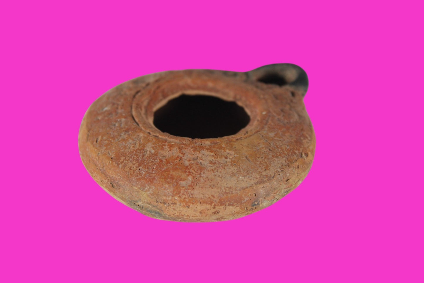 Holy Land Oil Lamp Ancient Artifact Time of Jesus & Apostles 63BC-323AD COA 140