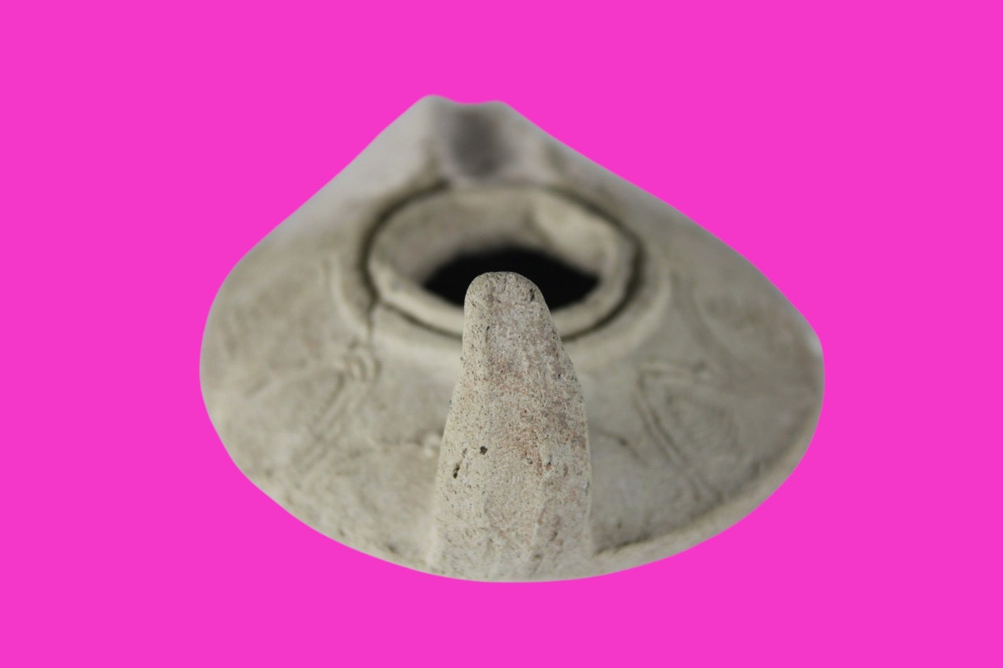 Holy Land Oil Lamp Ancient Artifact Time of the Christians 313-636 AD COA 191