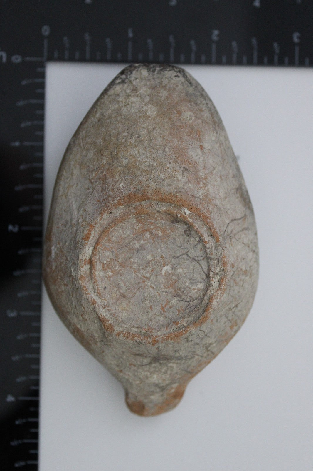 Holy Land Oil Lamp Ancient Artifact Time of the Christians 313-636 AD COA 200