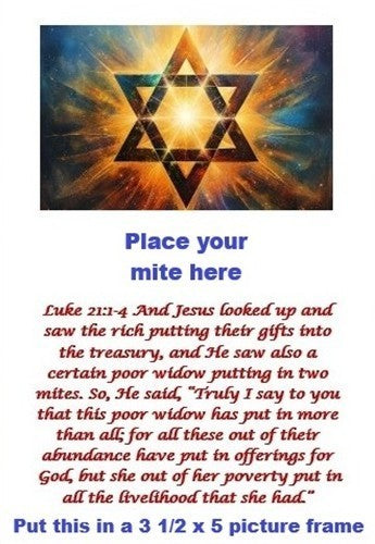Widows Mite Coin Holy Land Artifact Frameable Display Card Jesus Christ COA B527