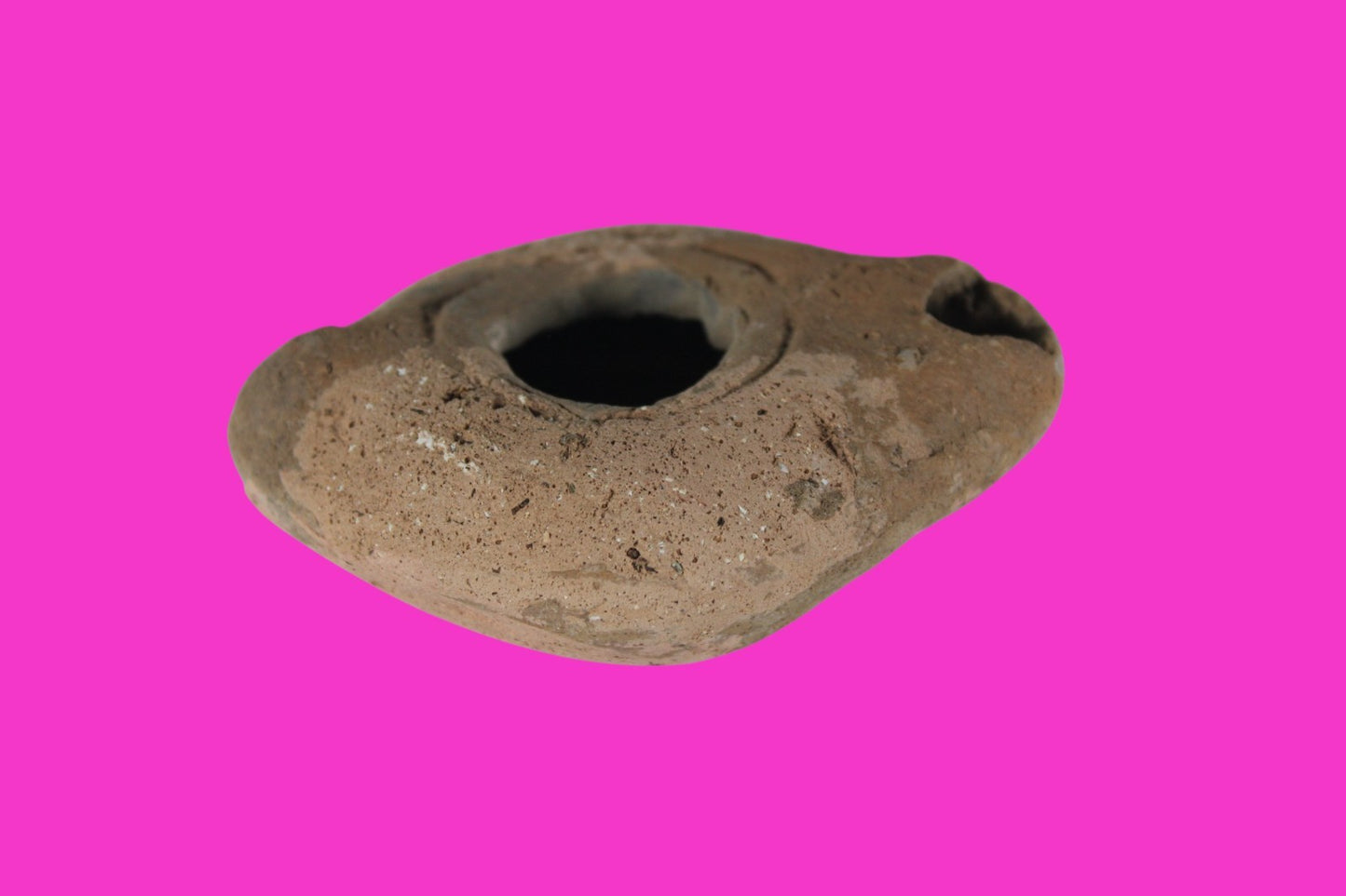 Holy Land Oil Lamp Ancient Artifact Time of Jesus & Apostles 63BC-323AD COA 62
