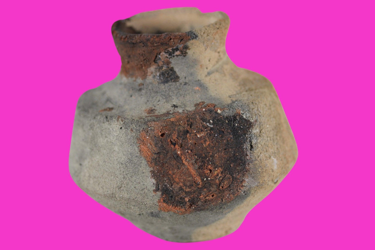 Time of Abraham Holy Land Artifact Ancient 4000 Year Old Jar 2000-1550 BC COA 50