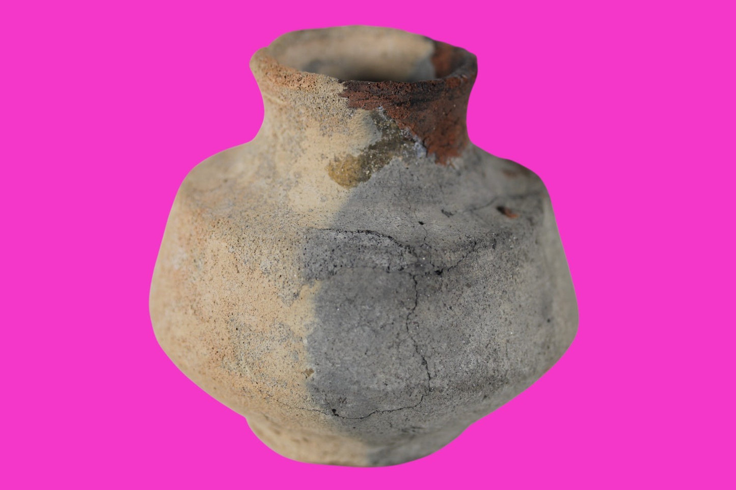 Time of Abraham Holy Land Artifact Ancient 4000 Year Old Jar 2000-1550 BC COA 50