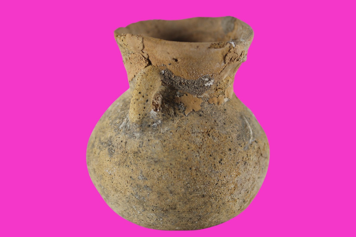 Time of Alexander the Great Holy Land Artifact Ancient Jar 332 BC-63 AD COA 91