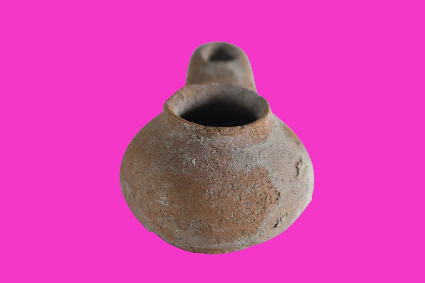 Holy Land Oil Lamp Ancient Artifact Alexander the Great Era 332-63 BC COA 231