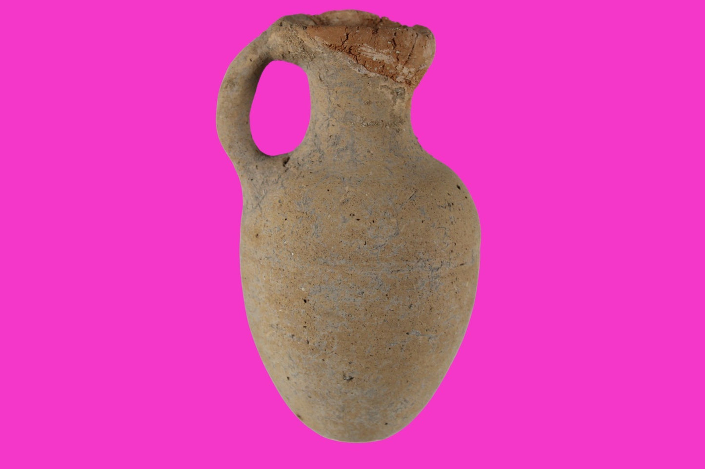 Time of Samson Holy Land Artifact Ancient 3100 Year Old Jug 1200-1000 BC COA 75
