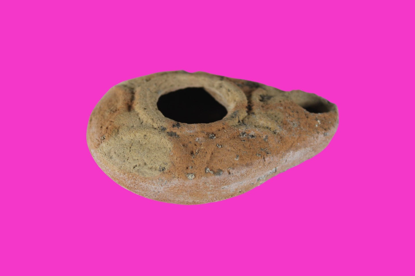 Holy Land Oil Lamp Ancient Artifact Time of Jesus & Apostles 63BC-323AD COA 162