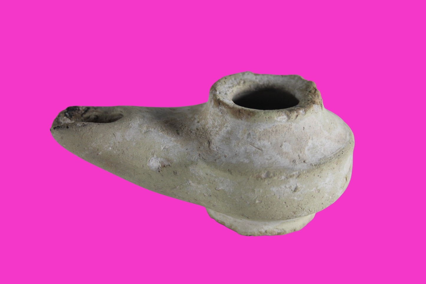 Holy Land Oil Lamp Ancient Artifact Alexander the Great Era 332-63 BC COA 229