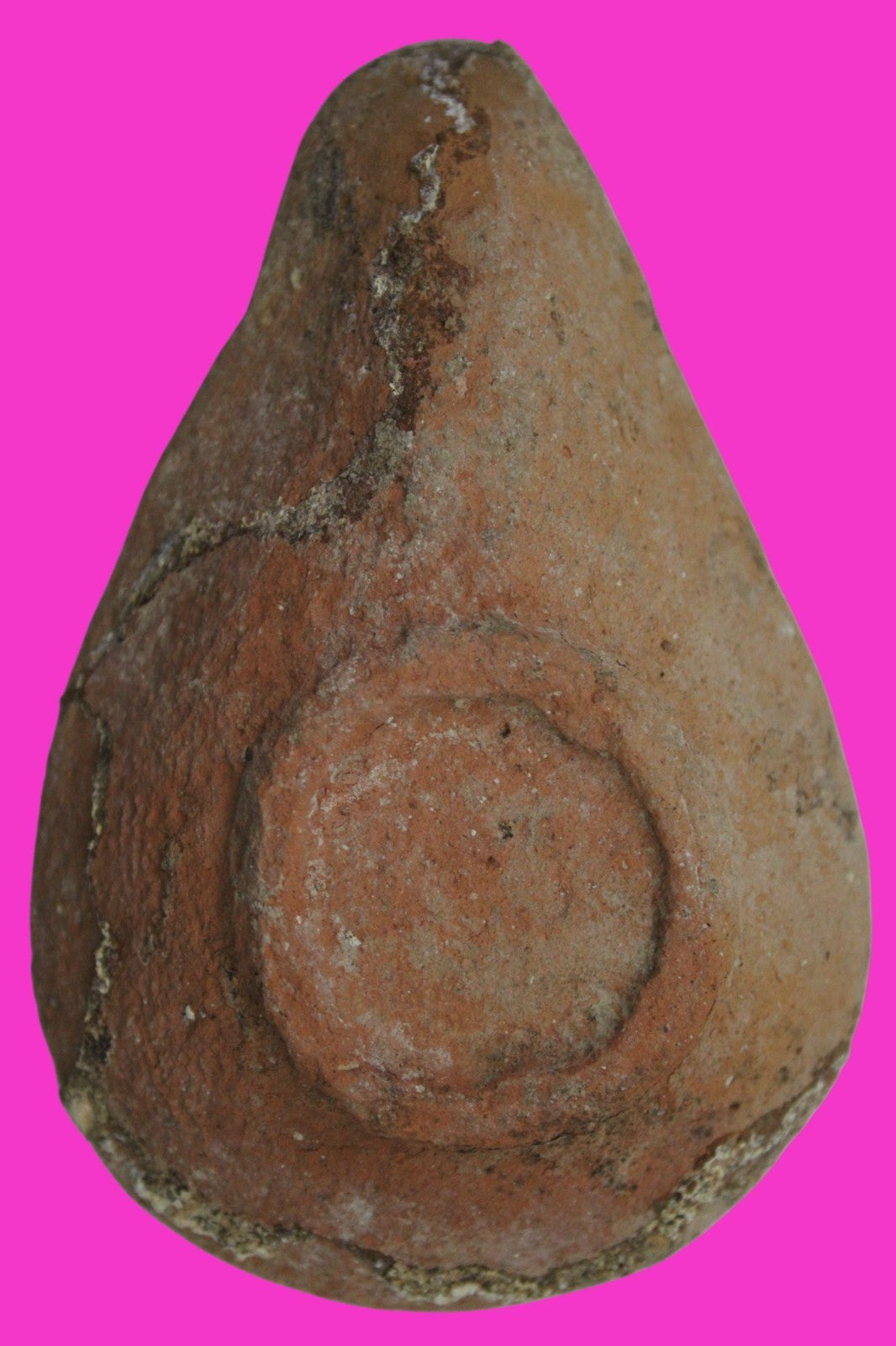 Holy Land Oil Lamp Ancient Artifact Time of the Christians 313-636 AD COA 193