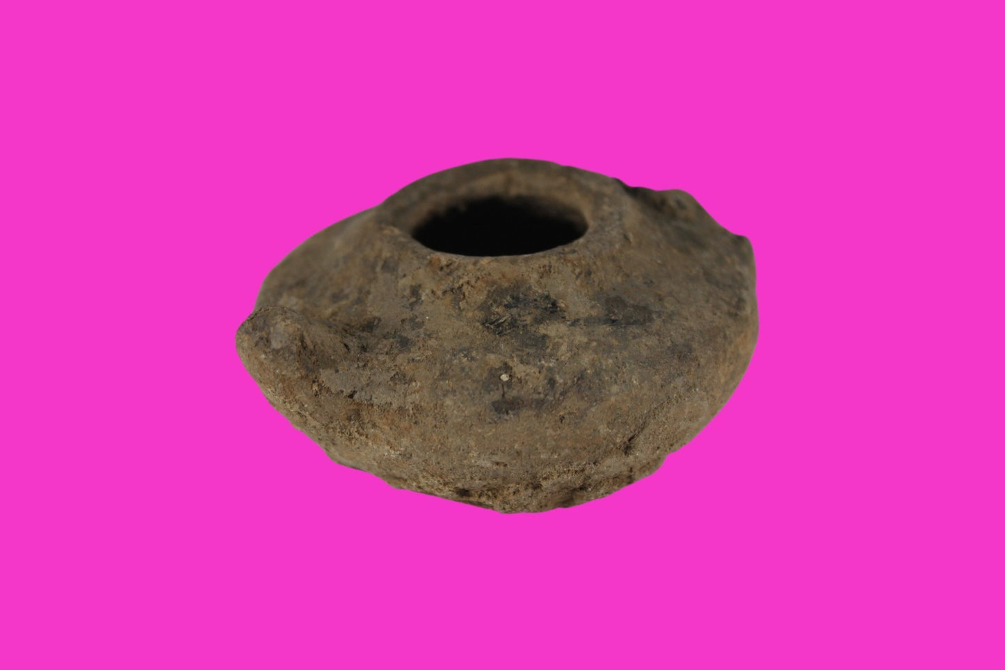 Ancient Holy Land Oil Lamp Artifact Jesus Christ Homeland 100BC-200AD COA 45