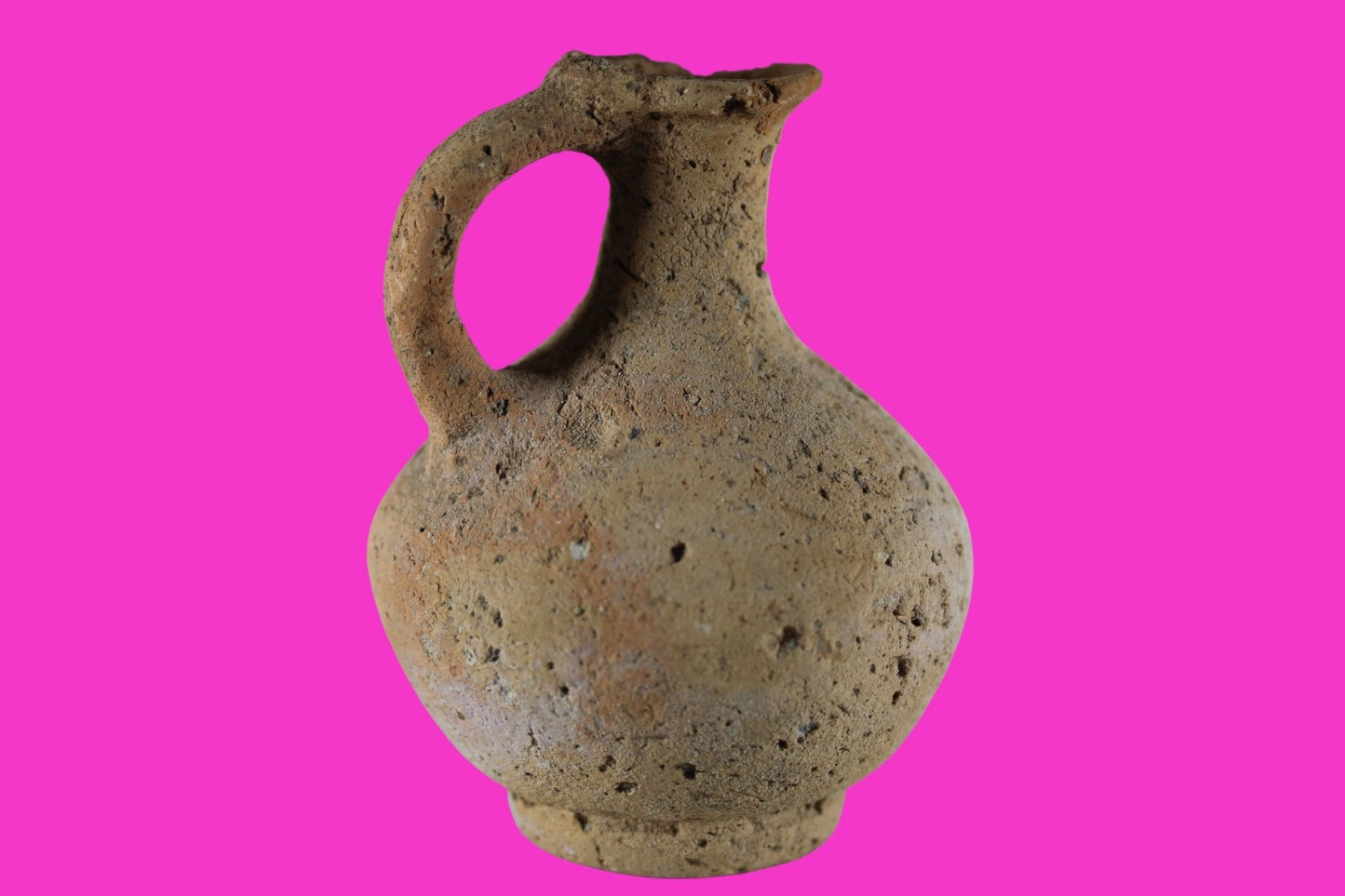 Time of The Christians Holy Land Artifact Ancient Jug Israel 313-636 AD COA 101