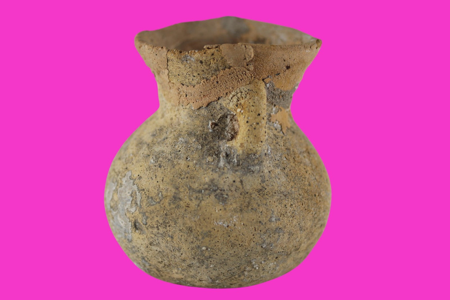 Time of Alexander the Great Holy Land Artifact Ancient Jar 332 BC-63 AD COA 91