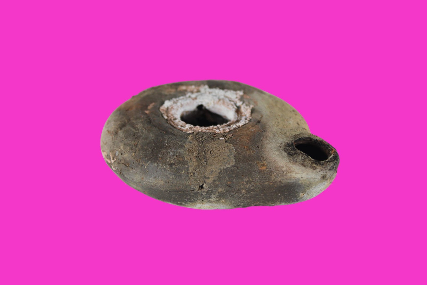 Holy Land Oil Lamp Ancient Artifact Time of Jesus & Apostles 63BC-323AD COA 156