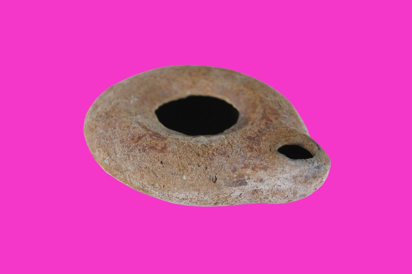 Holy Land Oil Lamp Ancient Artifact Time of Jesus & Apostles 63BC-323AD COA 161