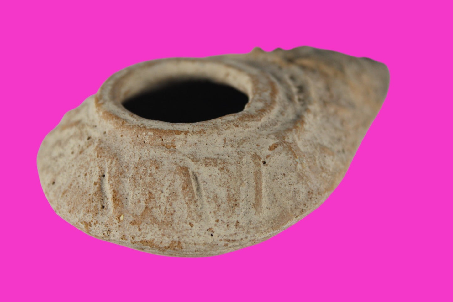 Holy Land Oil Lamp Ancient Artifact Time of the Christians 313-636 AD COA 186