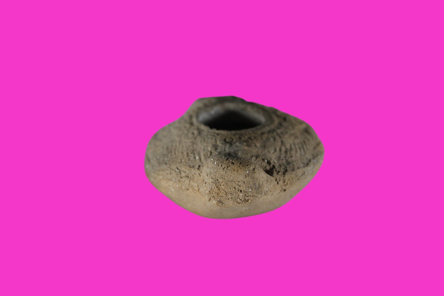Ancient Holy Land Oil Lamp Artifact Jesus Christ Homeland 100BC-400AD COA 19