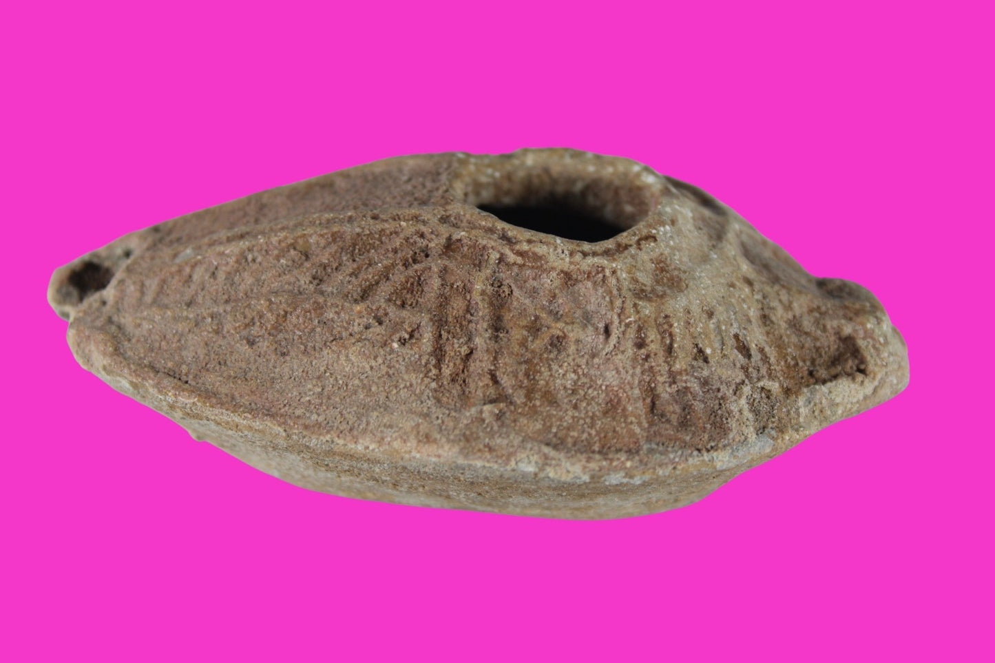 Holy Land Oil Lamp Ancient Artifact Time of the Christians 313-636 AD COA 192