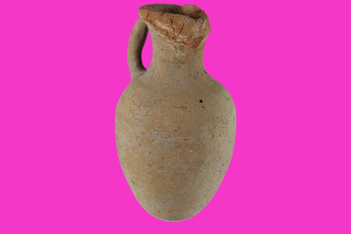 Time of Samson Holy Land Artifact Ancient 3100 Year Old Jug 1200-1000 BC COA 75
