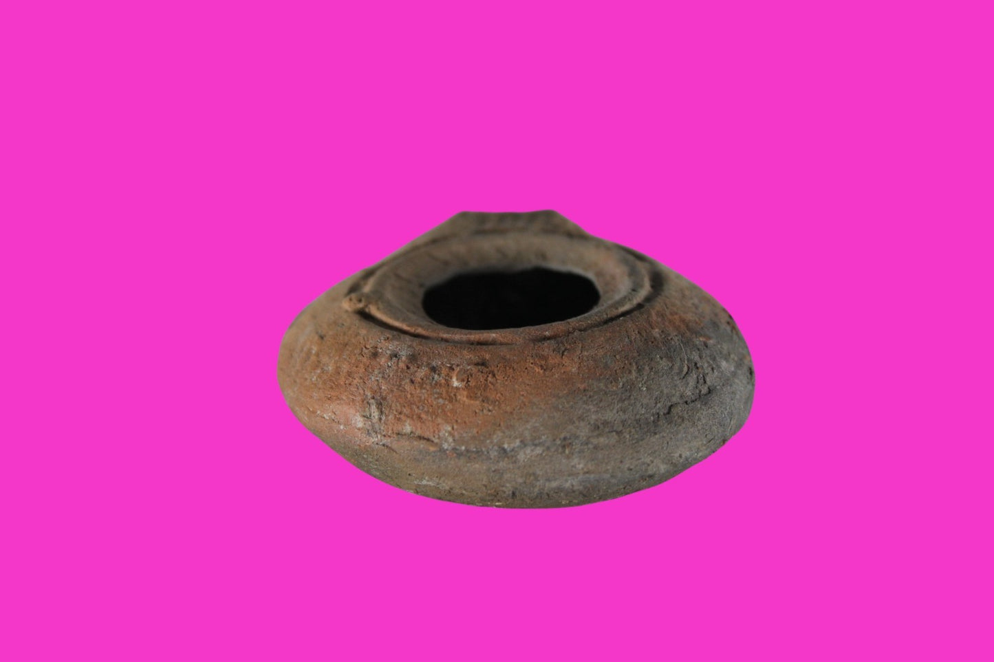 Ancient Holy Land Oil Lamp Artifact Jesus Christ Homeland 100BC-400AD COA 21