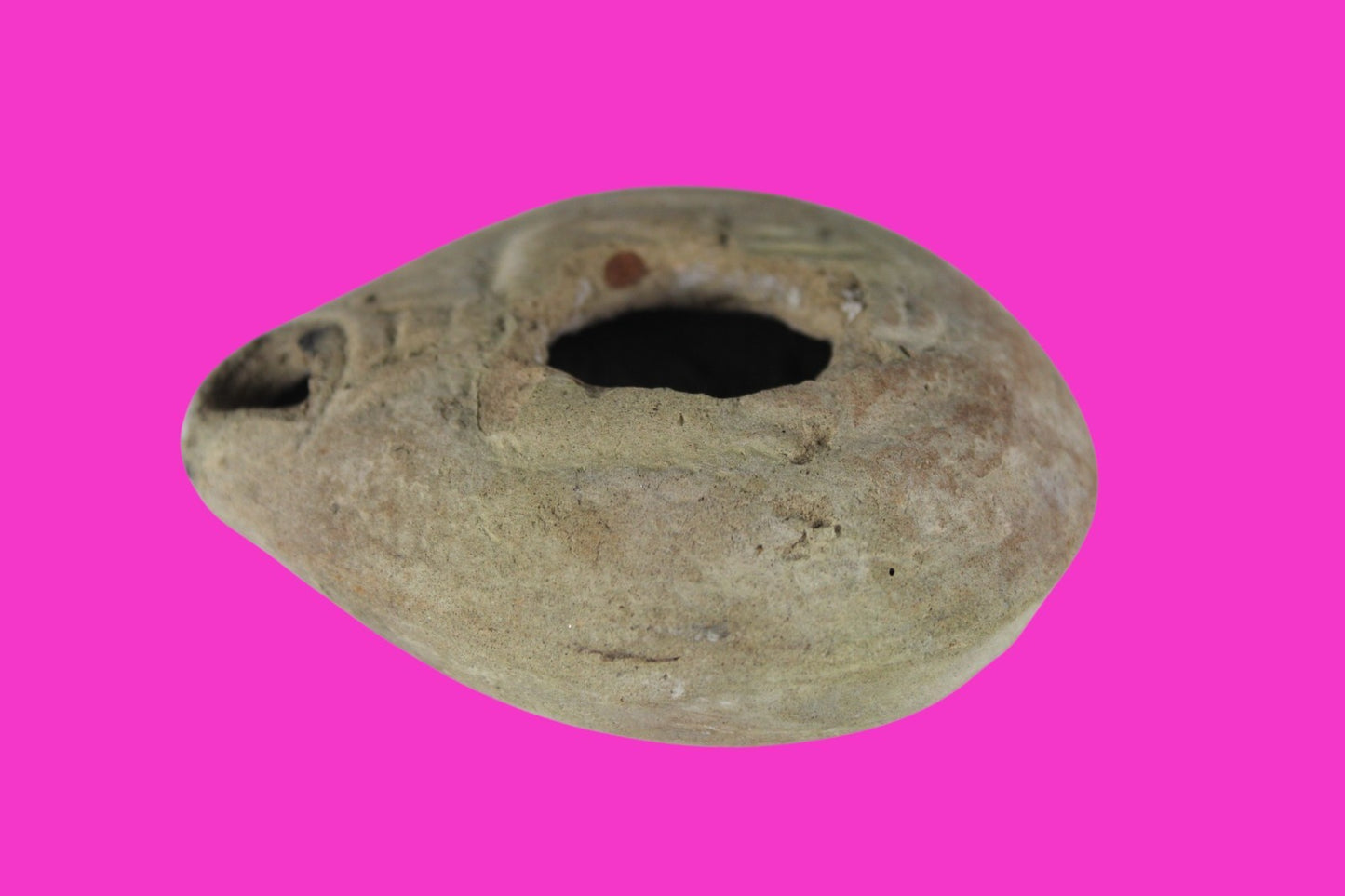 Holy Land Oil Lamp Ancient Artifact Time of Jesus & Apostles 63BC-323AD COA 142