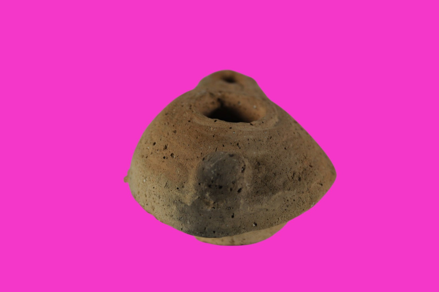 Ancient Holy Land Oil Lamp Artifact  From Jesus Christ Homeland 400-600AD COA 36