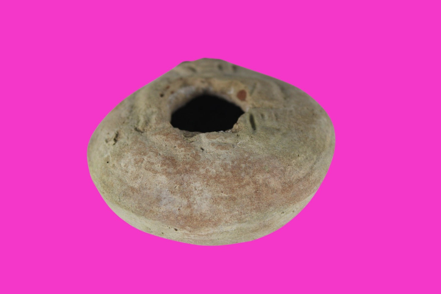 Holy Land Oil Lamp Ancient Artifact Time of Jesus & Apostles 63BC-323AD COA 142