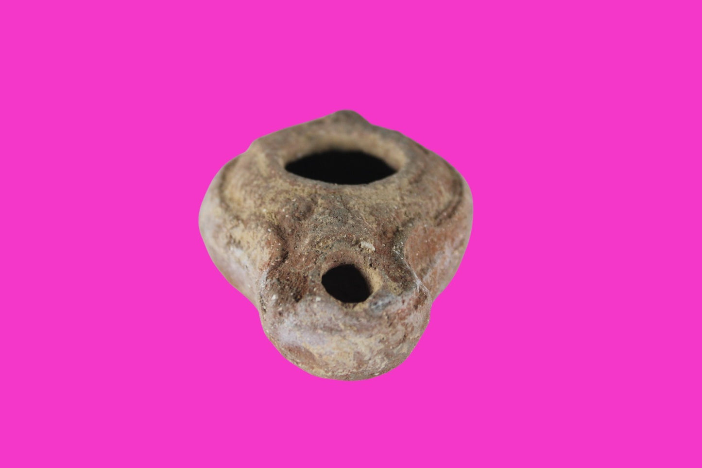 Holy Land Mini Oil Lamp Ancient Artifact Time of the Apostles 63BC-323AD COA 169
