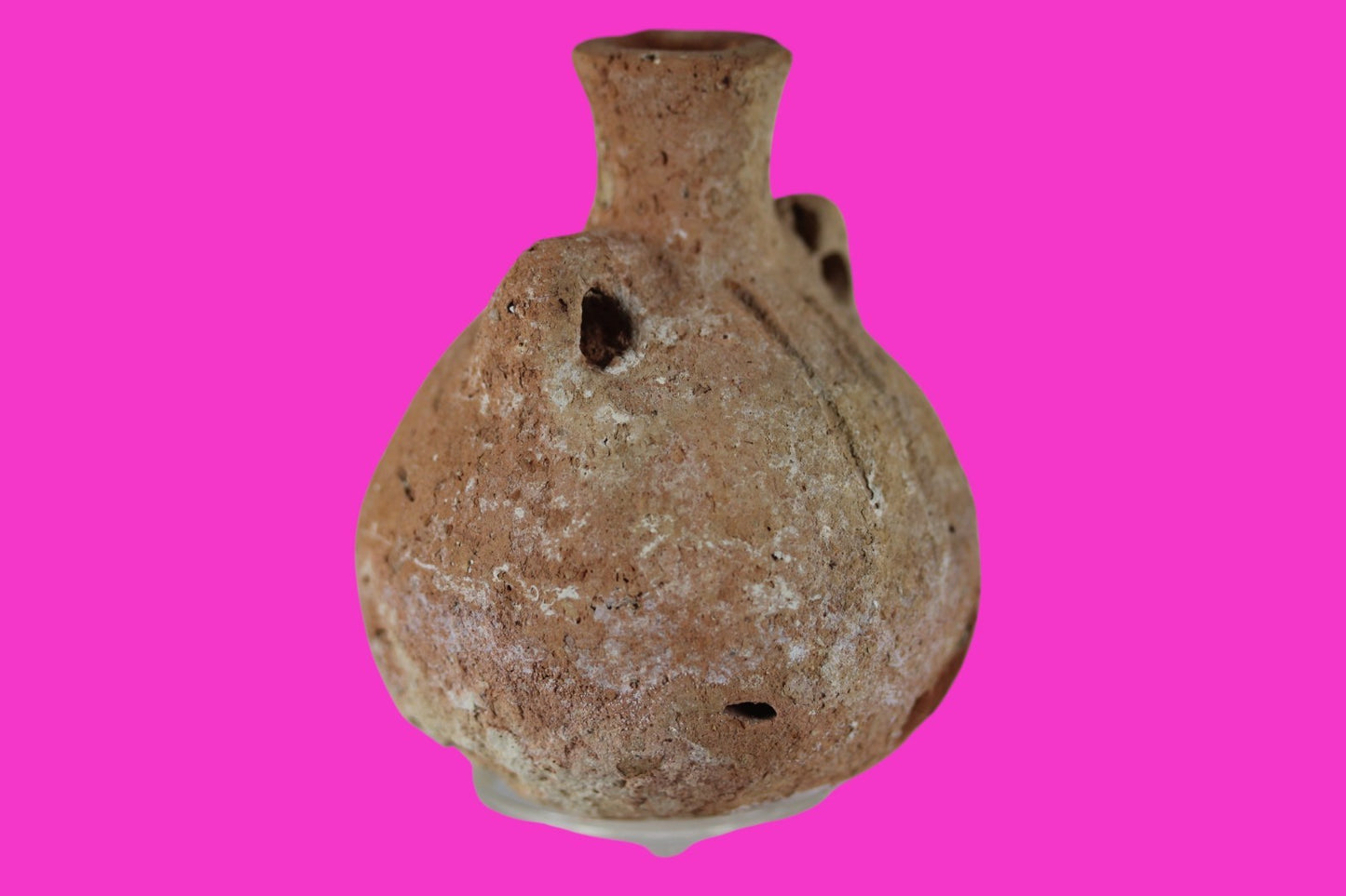 Time of Samson Holy Land Artifact Ancient Rare Anointing Jar 1200-1000 BC COA 82