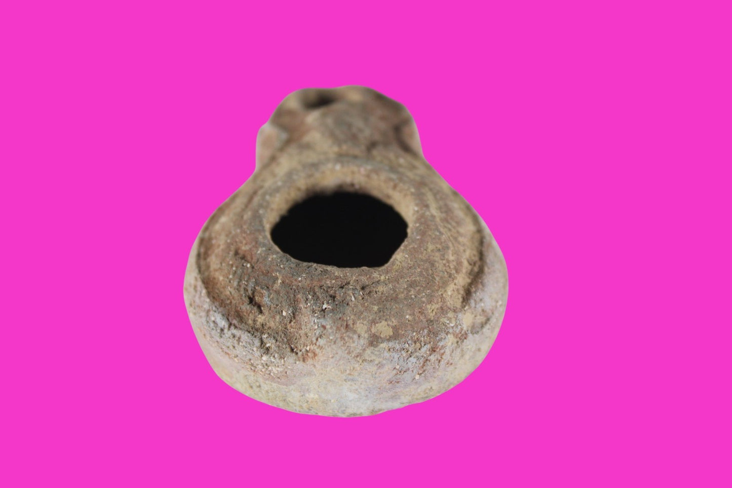 Holy Land Mini Oil Lamp Ancient Artifact Time of the Apostles 63BC-323AD COA 169