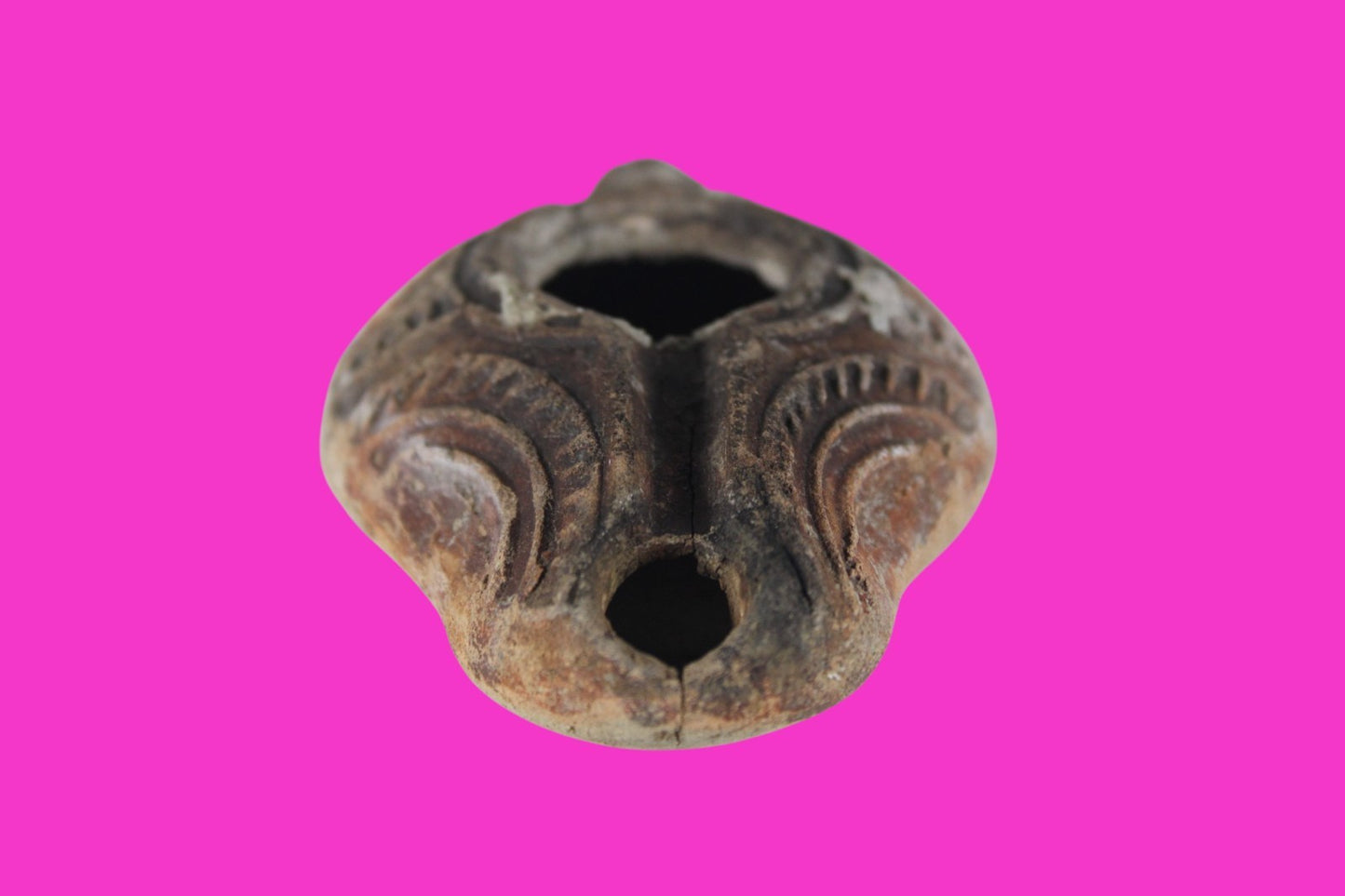 Holy Land Oil Lamp Ancient Artifact Time of the Christians 313-636 AD COA 171