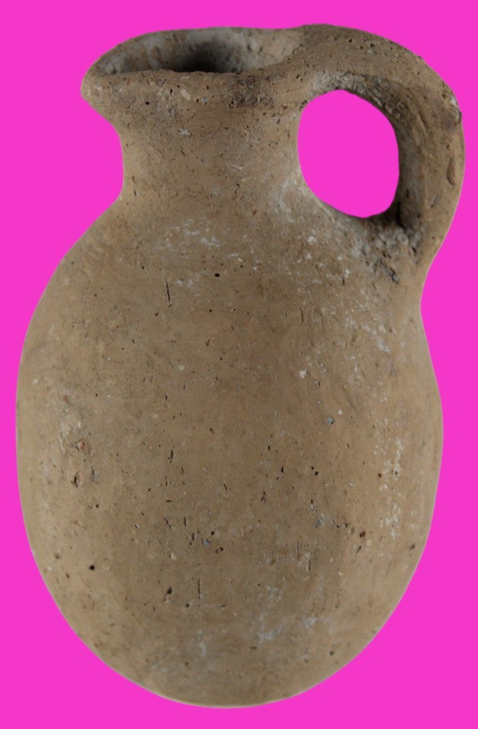 Time of Samson Holy Land Artifact Ancient 3100 Year Old Jug 1200-1000 BC COA 74