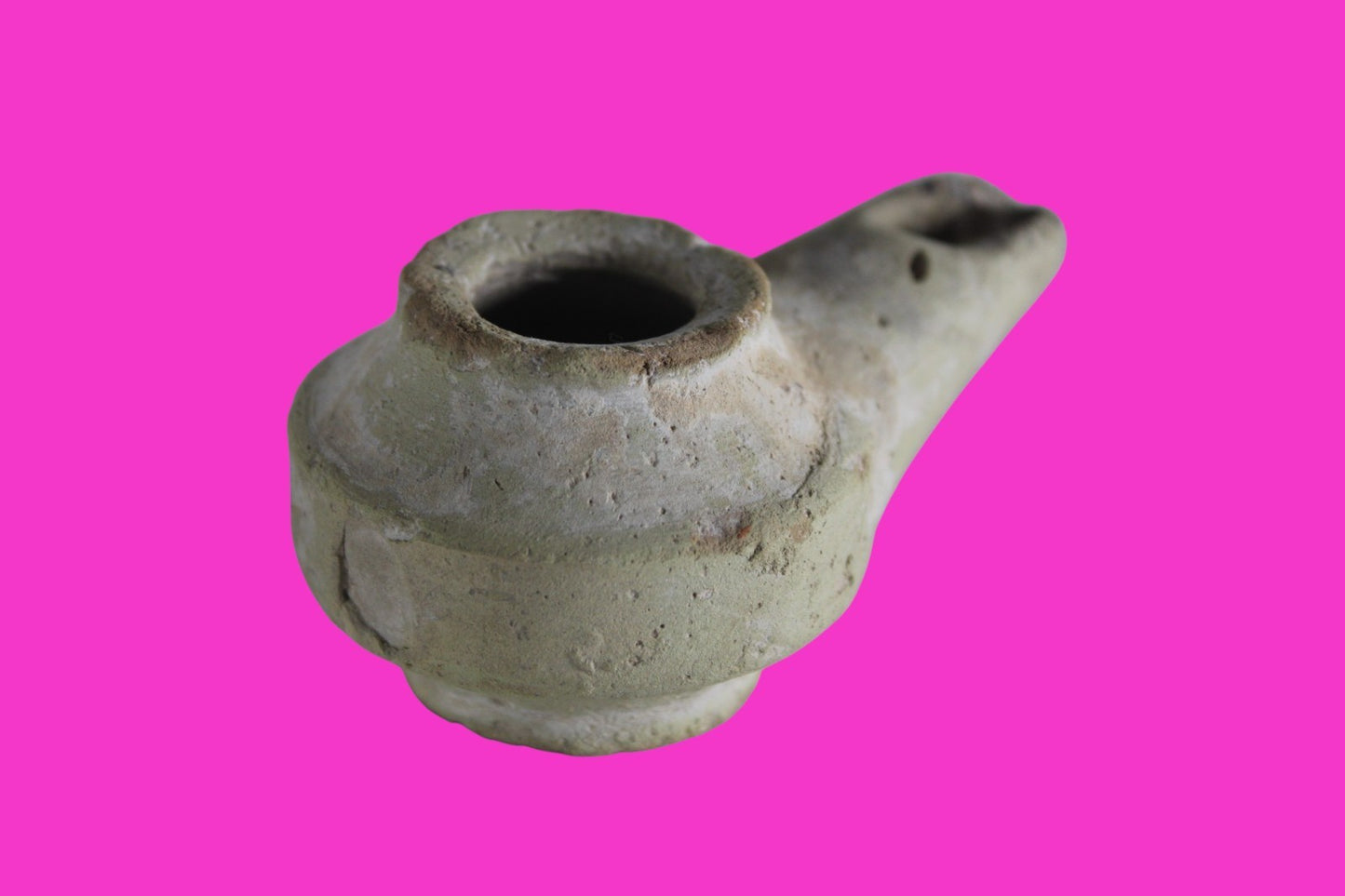 Holy Land Oil Lamp Ancient Artifact Alexander the Great Era 332-63 BC COA 229