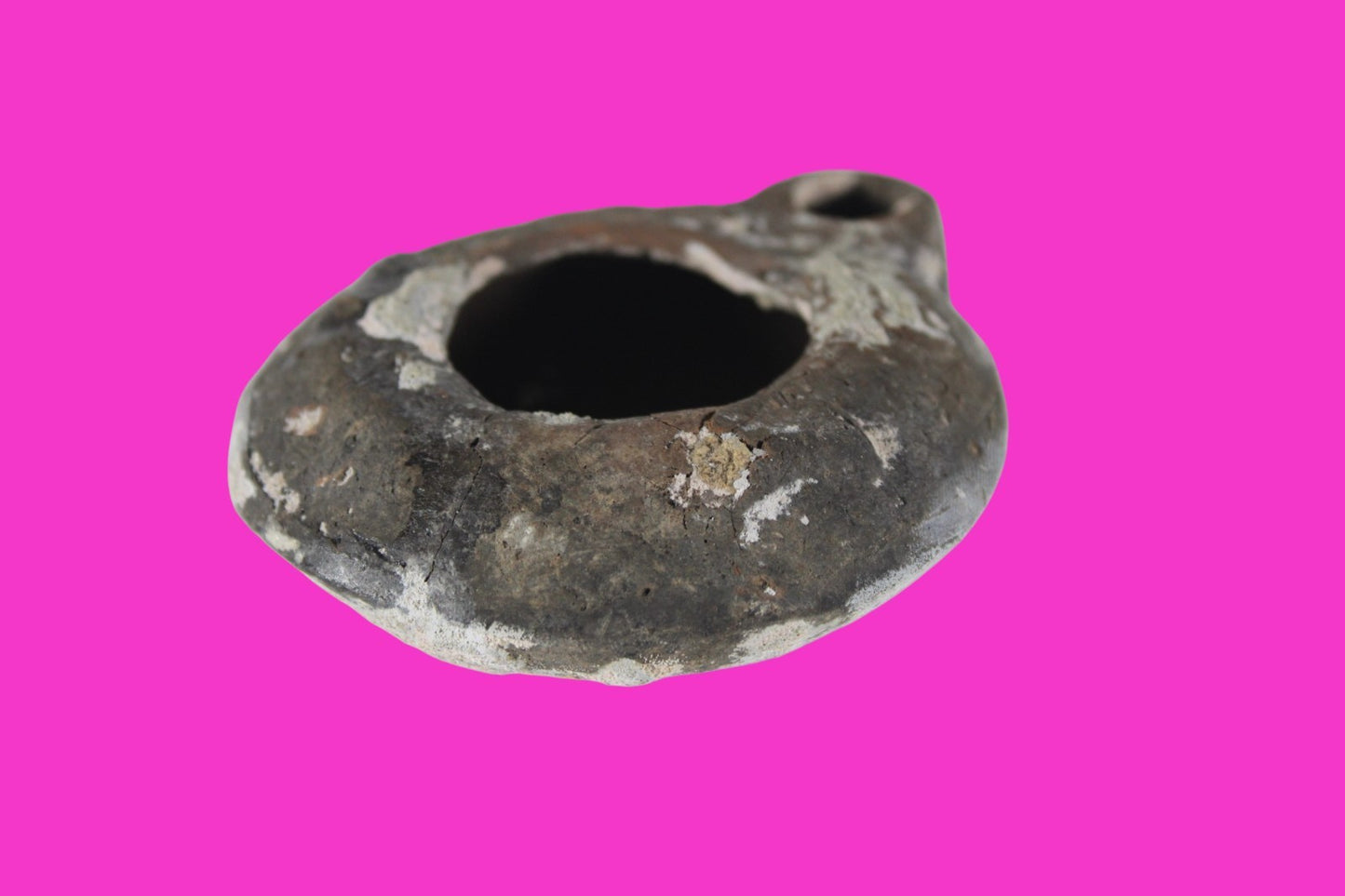 Holy Land Oil Lamp Ancient Artifact Time of Jesus & Apostles 63BC-323AD COA 165