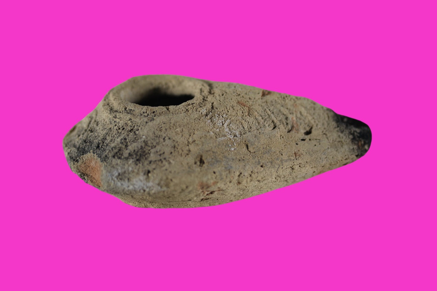 Time of the Christians Oil Lamp Ancient Holy Land Artifact 313-636 AD COA 13