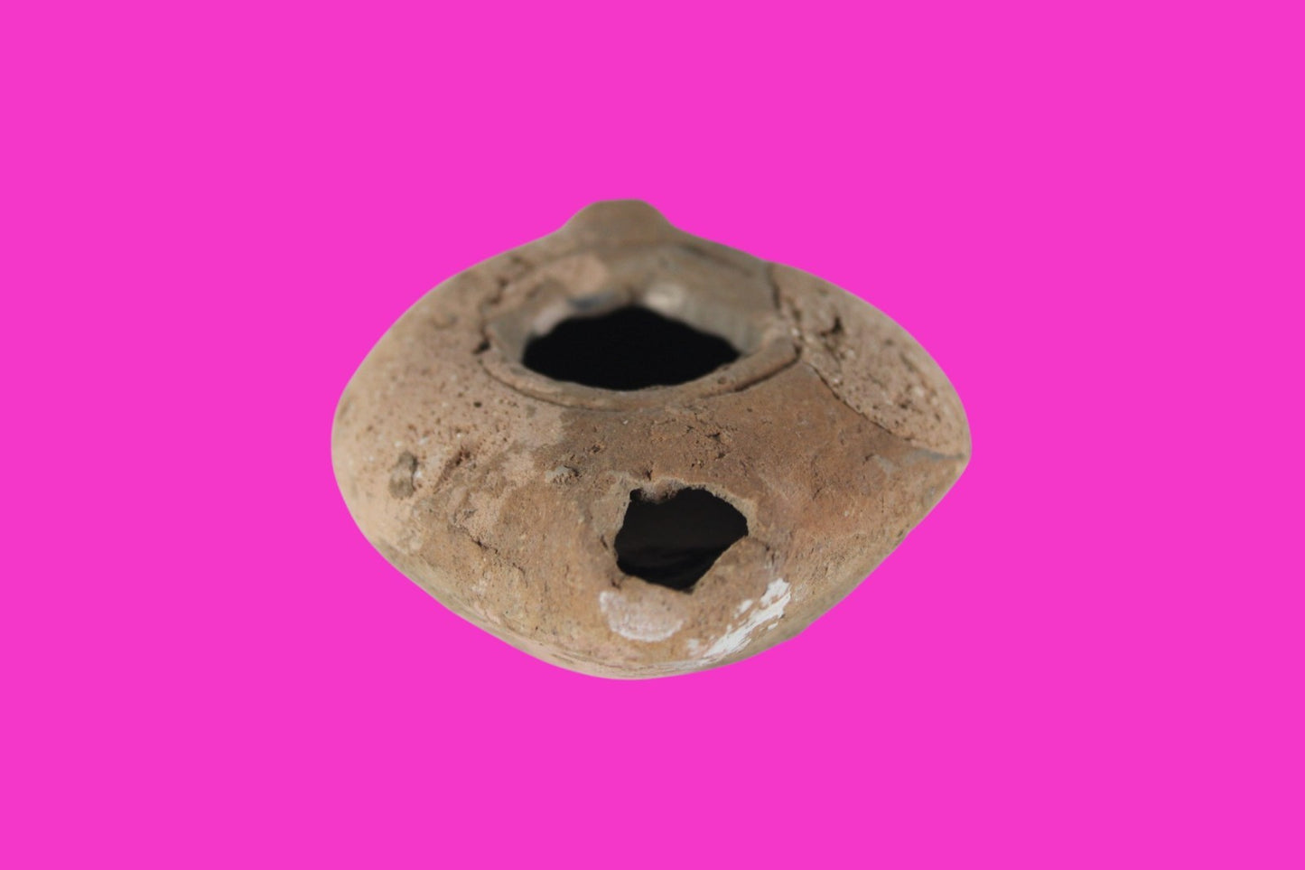 Holy Land Oil Lamp Ancient Artifact Time of Jesus & Apostles 63BC-323AD COA 62