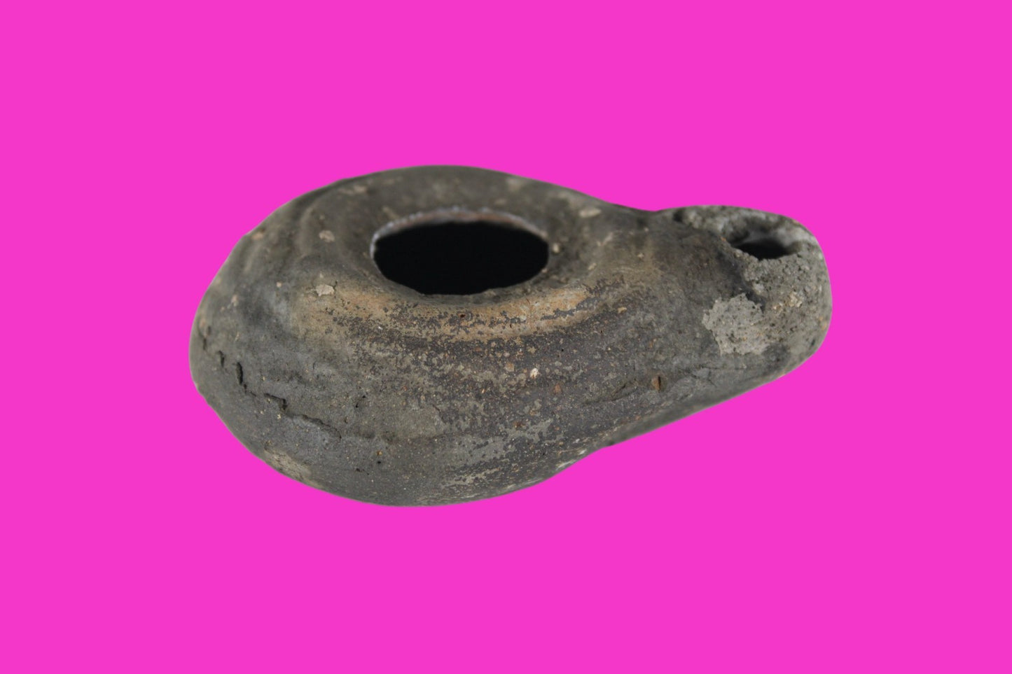 Holy Land Oil Lamp Ancient Artifact Time of Jesus & Apostles 63BC-323AD COA 149