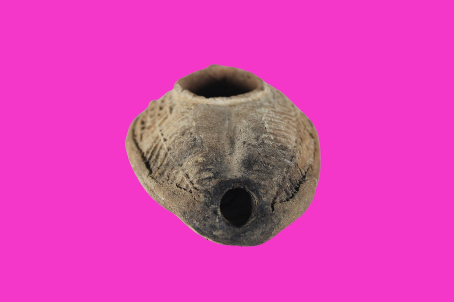 Holy Land Oil Lamp Ancient Artifact Time of the Christians 313-636 AD COA 210