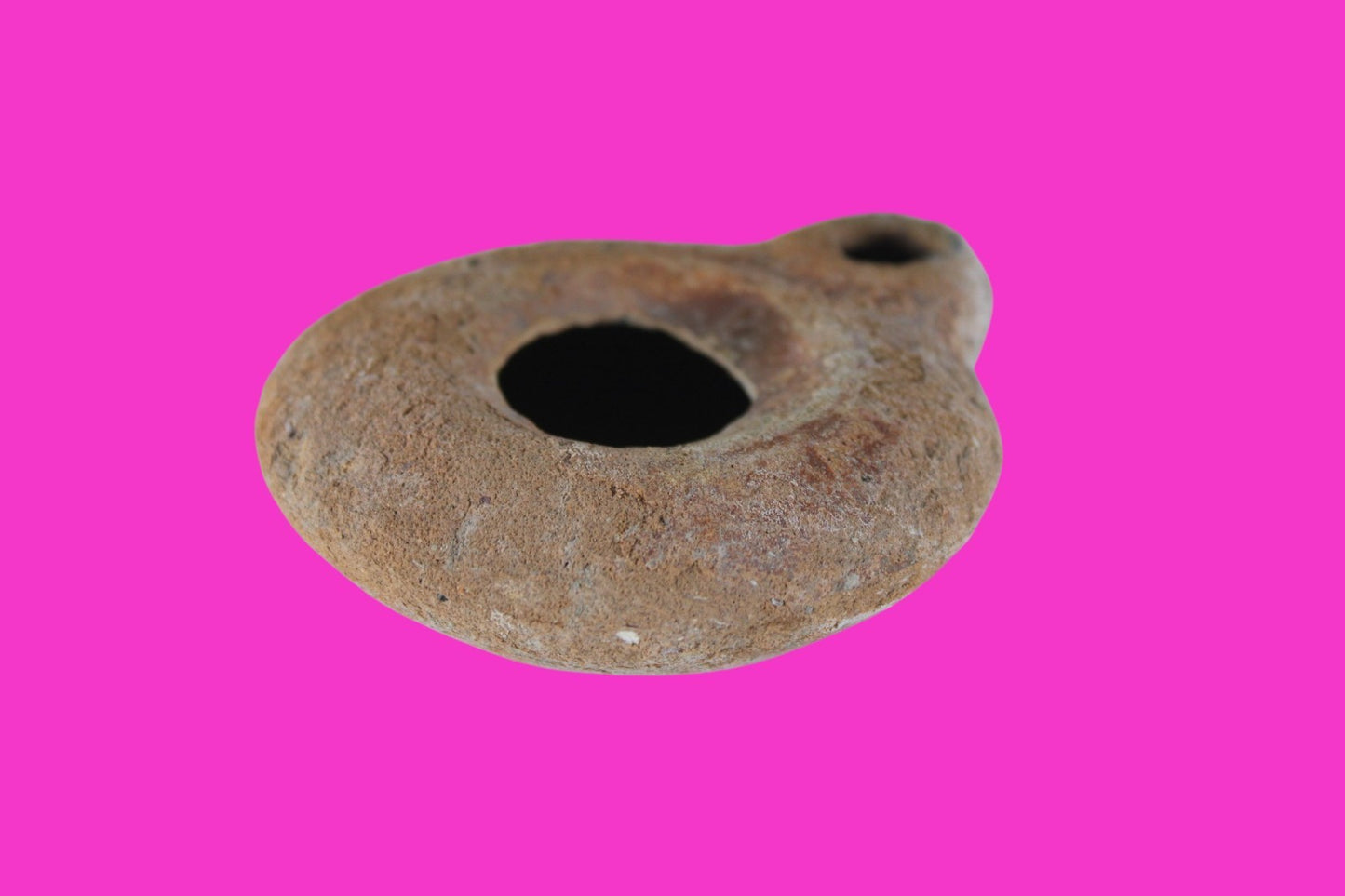 Holy Land Oil Lamp Ancient Artifact Time of Jesus & Apostles 63BC-323AD COA 161