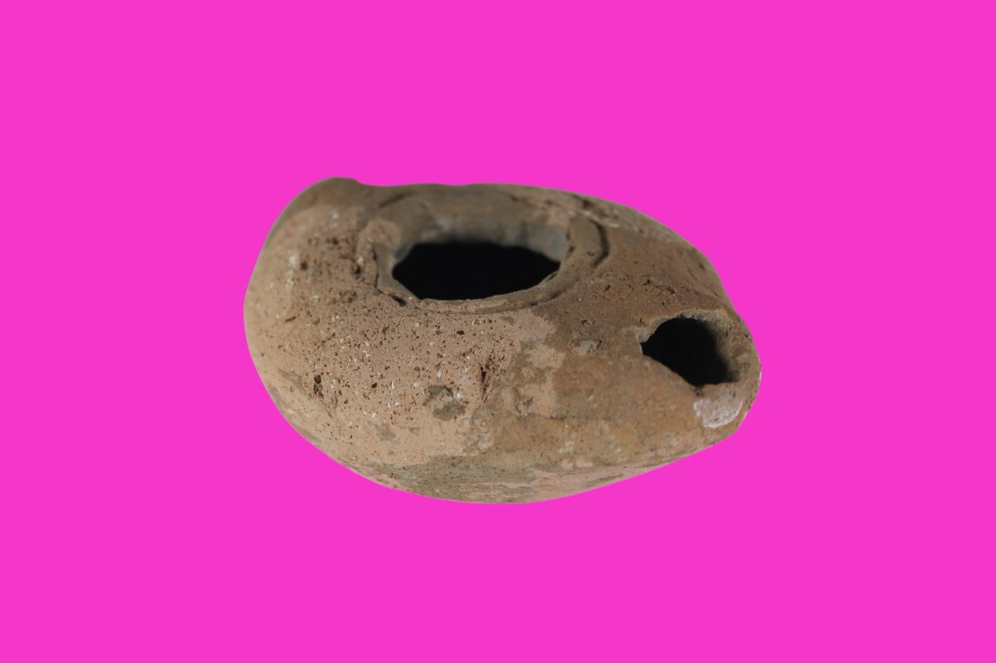 Holy Land Oil Lamp Ancient Artifact Time of Jesus & Apostles 63BC-323AD COA 62