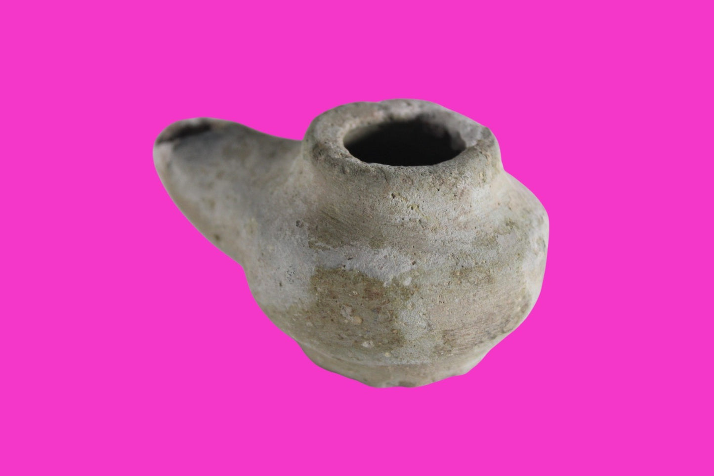 Holy Land Oil Lamp Ancient Artifact Alexander the Great Era 332-63 BC COA 230