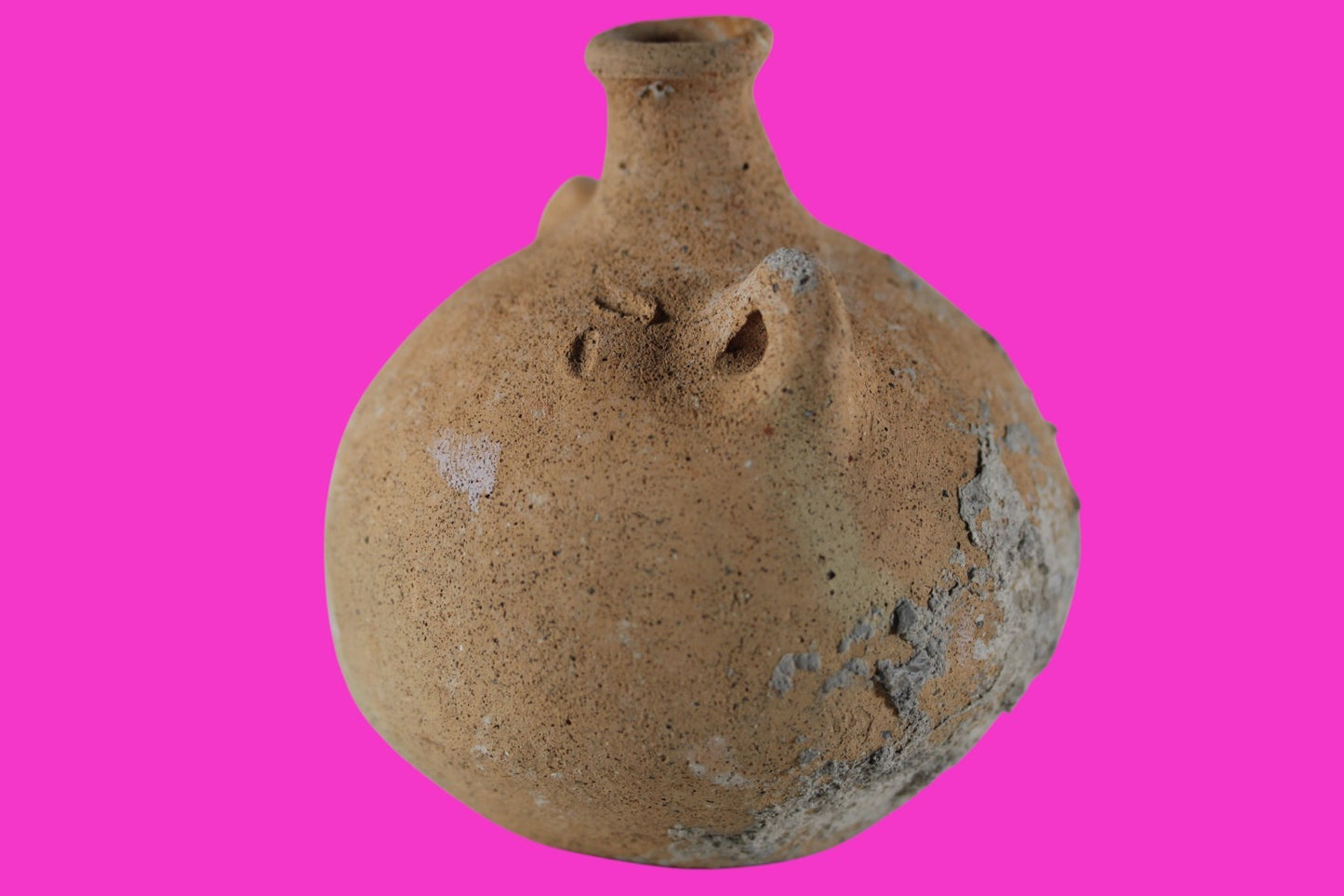 Time of The Canaanites Holy Land Artifact Ancient Jug 3100-2000 BC COA 105